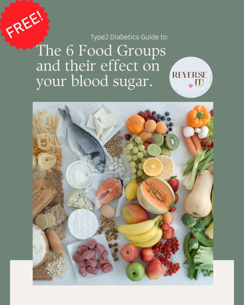 The 6 Food Groups and their effect on your blood sugar