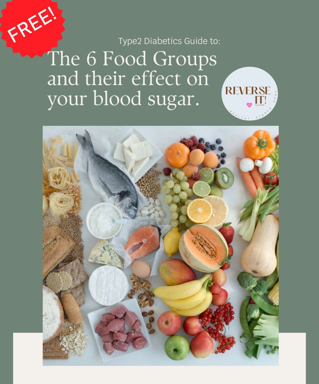 The 6 Food Groups and their effect on your blood sugar